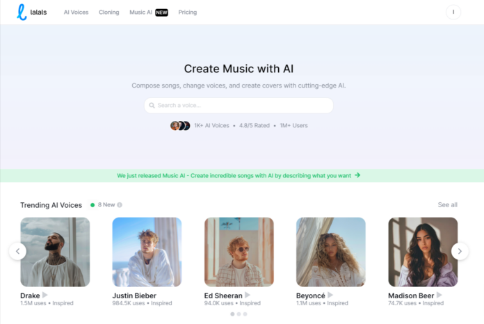 Lalals Review Create Your OWn Music with AI and Custom Voice Lalals Review Create Your OWn Music with AI and Custom Voice